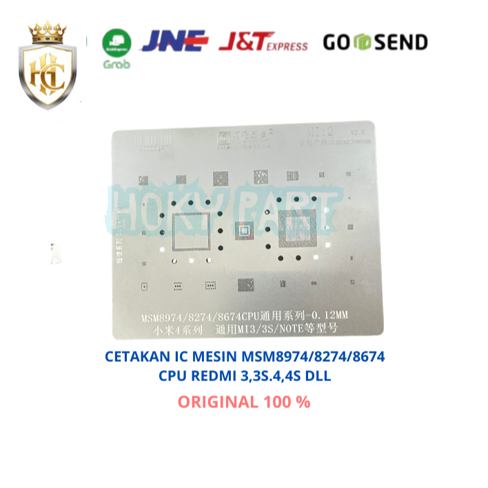 CETAKAN IC MI 2 MSM8974/8274/8674 CPU REDMI 3,3S.4,4S AMOE ORIGINAL DLL