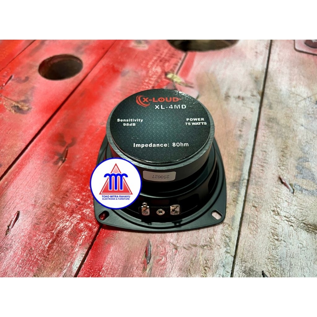SPEAKER KOMPONEN 4 INCH X-LOUD 4"XL-4MD  Middle Spiker