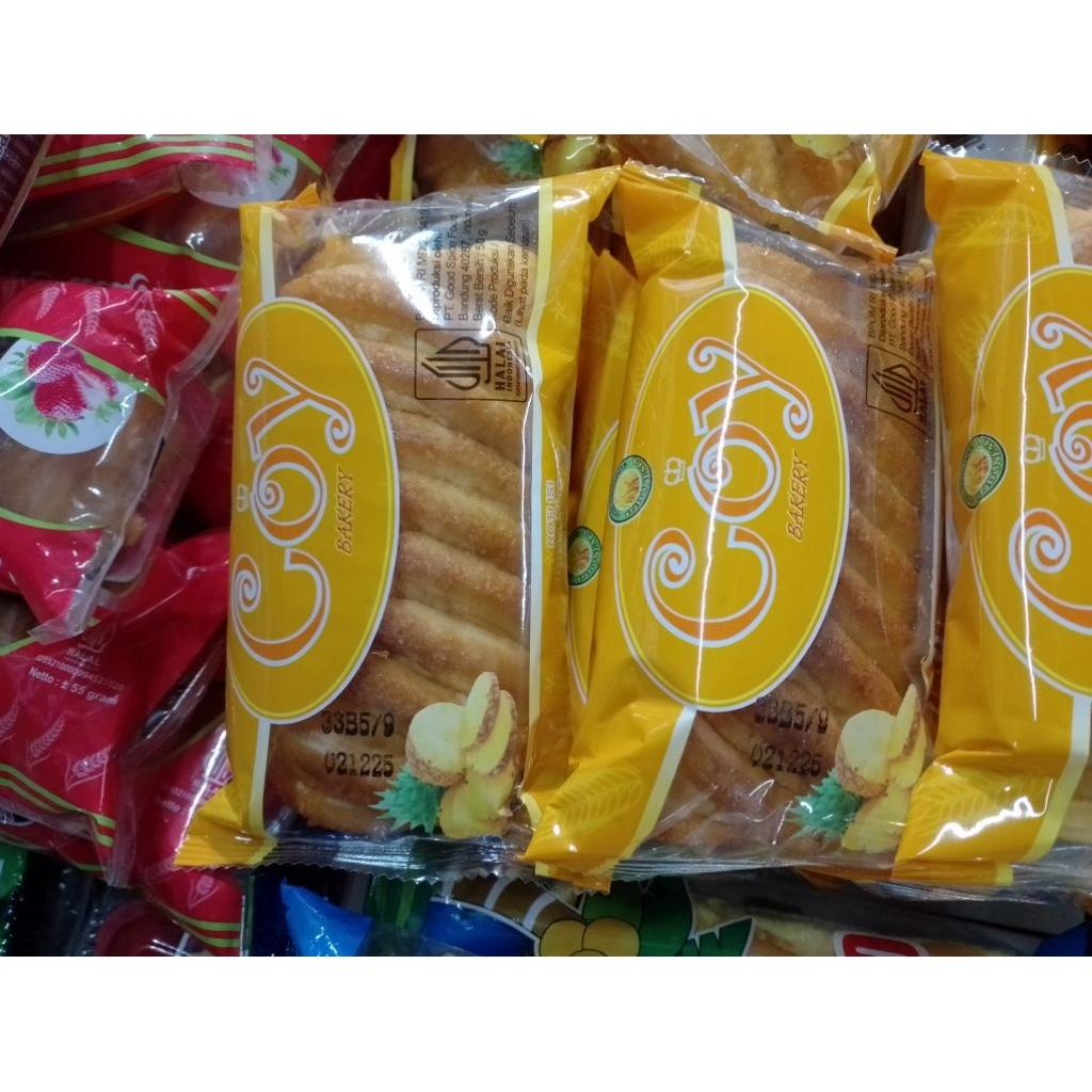 coy bakery Harga 10biji Roti isi stroberi nanas susu taro cokelat dengan berat bersih 50g