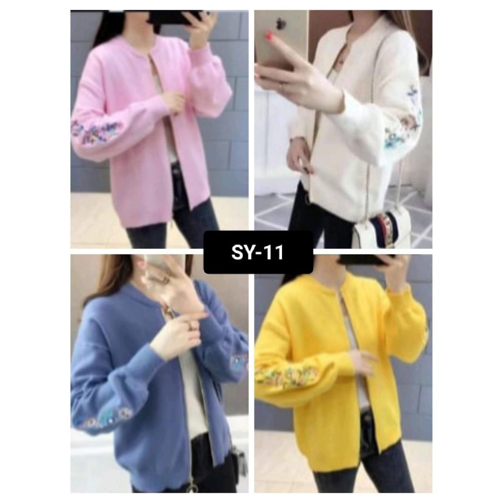 CARDIGAN RAJUT/CARDIGAN BORDIR