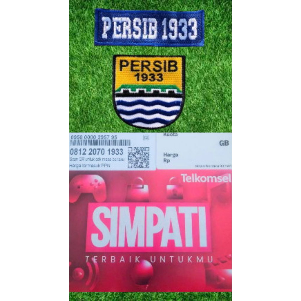 Nomor cantik PERSIB 1933, nomer simpati telkomsel.