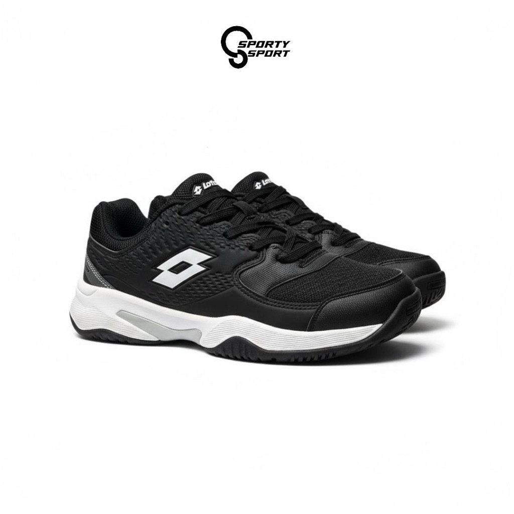 SEPATU TENIS PRIA LOTTO DONALD BLACK