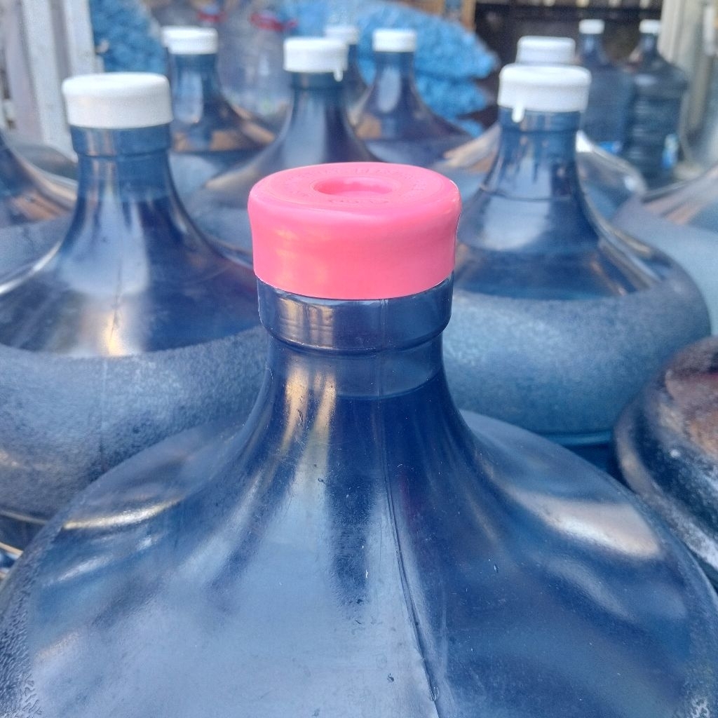 Tutup Galon Isi Ulang Warna Pink Gemoy isi 1000 pcs