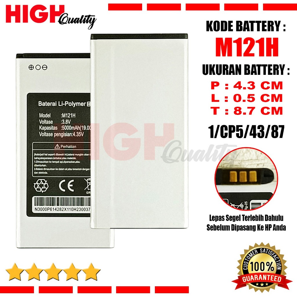 Baterai Modem M121H HKM 001 BL3 Bolt Vega