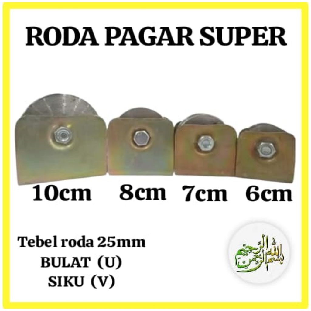 RODA PAGAR SUPER BESI UNTUK PAGAR