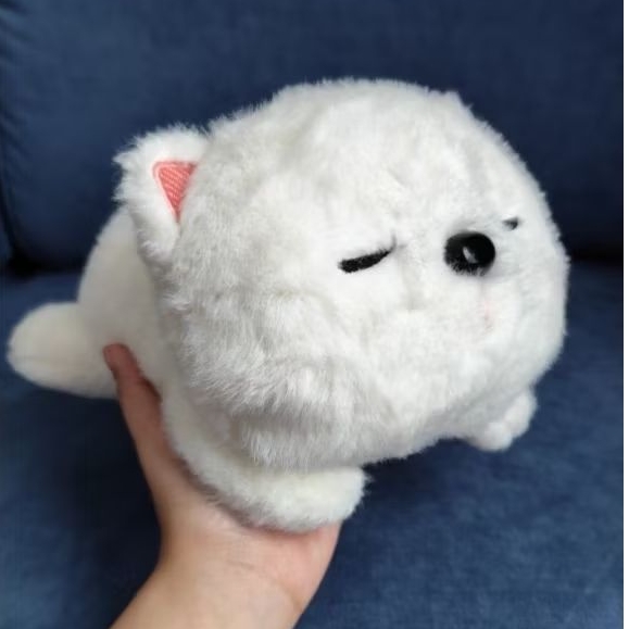 Boneka Raburi Bulu Putih NB