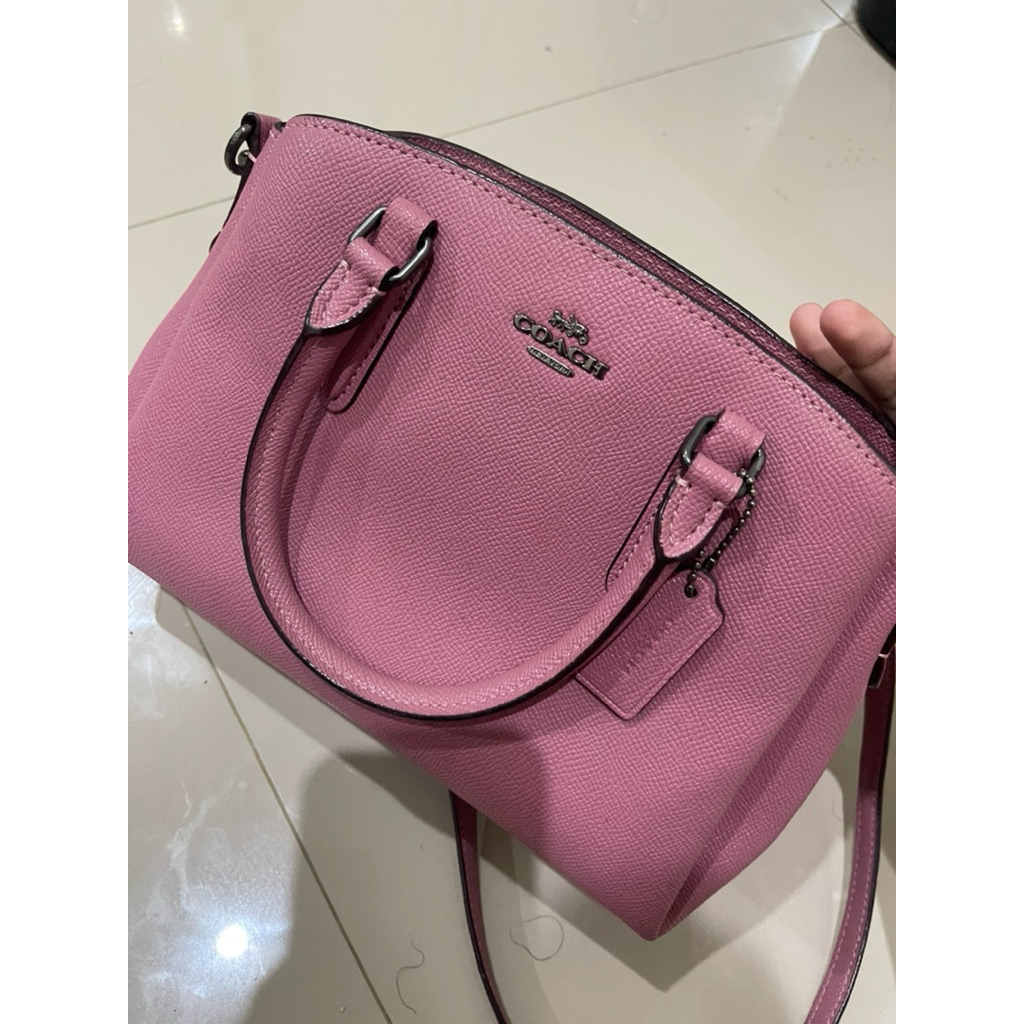 Preloved Coach Mini Sage Carryall Bag | Tas multifungsi hangout dan kerja