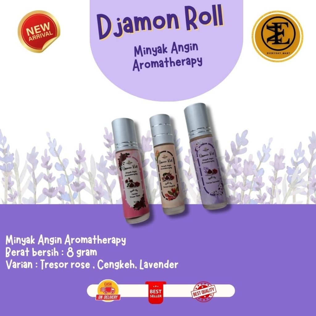 DJAMAS HERB I MINYAK ANGIN AROMATHERAPY ANGKAK I DJAMON ROLL ON AROMATHERAPY