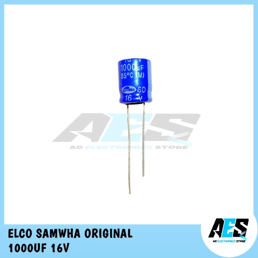 kapasitor ELCO ORIGINAL SAMWHA 1000uf 16V | Original Samwha