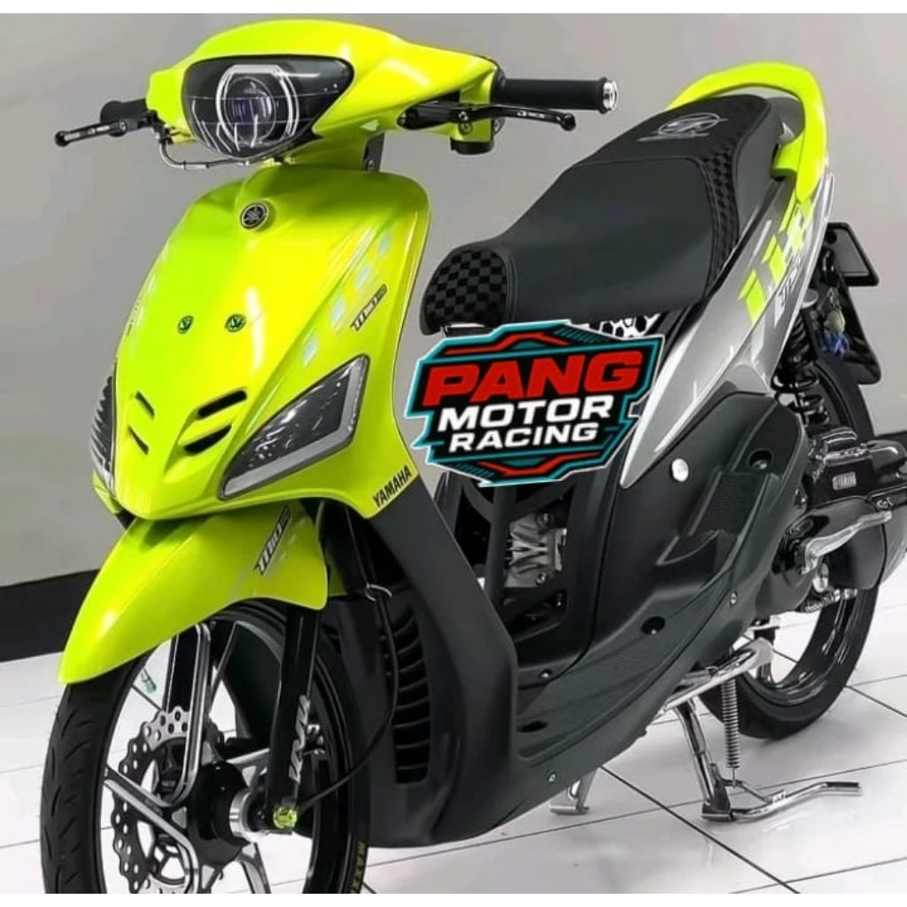 Body Mio Smile Custom Hijau Stabilo Vietnam Style Body Halus Mio Smile Hijau Stabilo lime Green