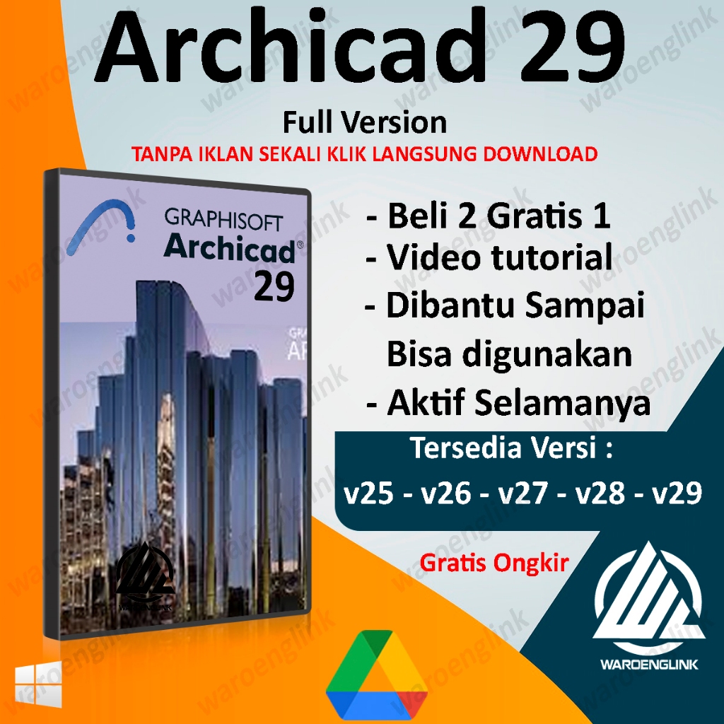 Archicad ArchiCAD 29 terbaru 2026 | Full Version | Video tutorial install