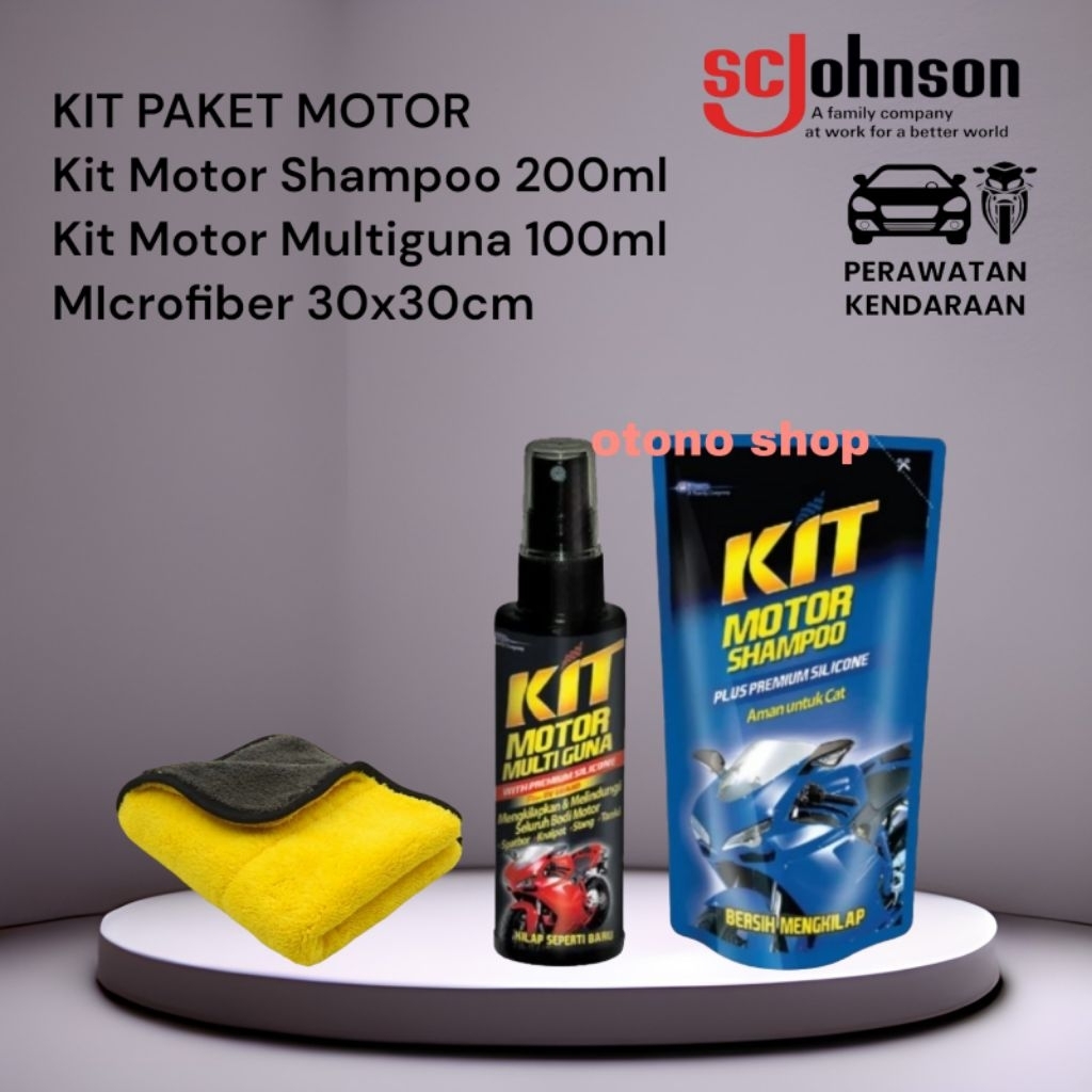 Kit Paket - Microfiber - Kit Motor Multiguna - Kit Motor Shampoo