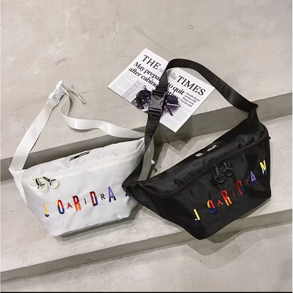 TAS PRIA WANITA AIR JORDAN WAISTBAG RAINBOW APPENDIX / TAS DADA / TAS UNISEX / TAS SELEMPANG AIR JOR