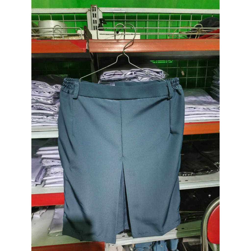 Rok abu SMA pendek/rok span abu SMA pendek/rok pendek