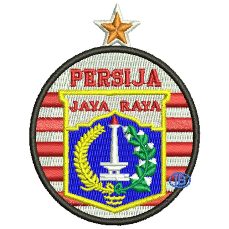 Patch Bordir Logo Bola Persija Jakarta Diskon