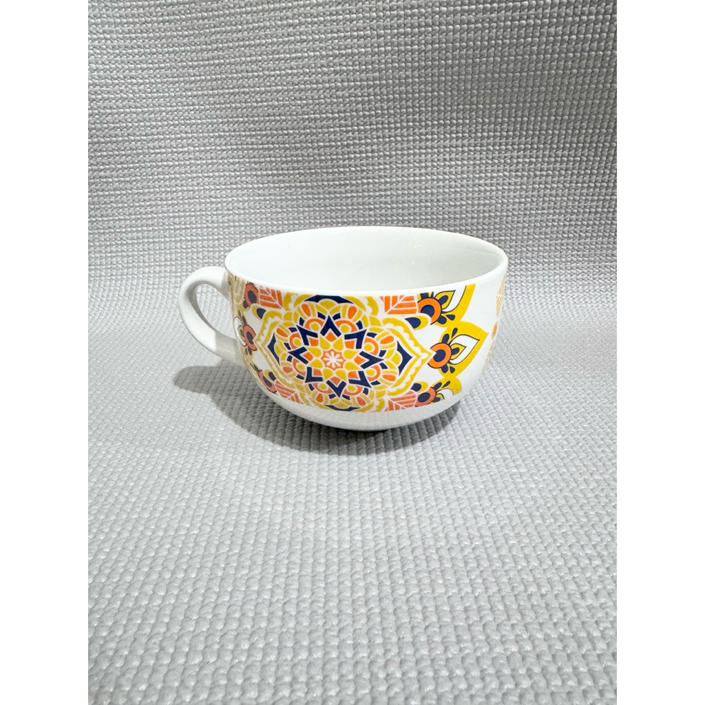 Mangkok + gagang 1 / mangkuk keramik sup quaker oat