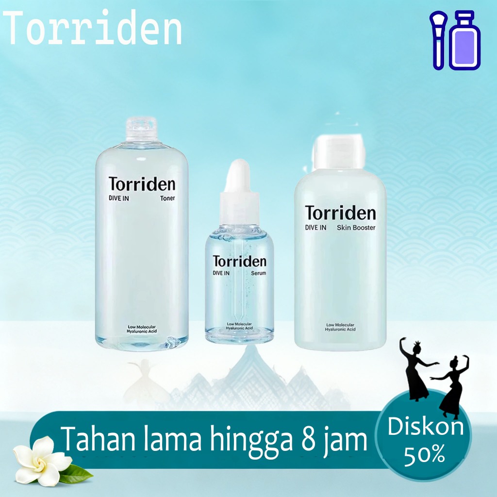 Torriden DIVE IN Toner Low Molecular Hyaluronic Acid TORRIDEN Dive In Serum for Moisture Glow DIVE I