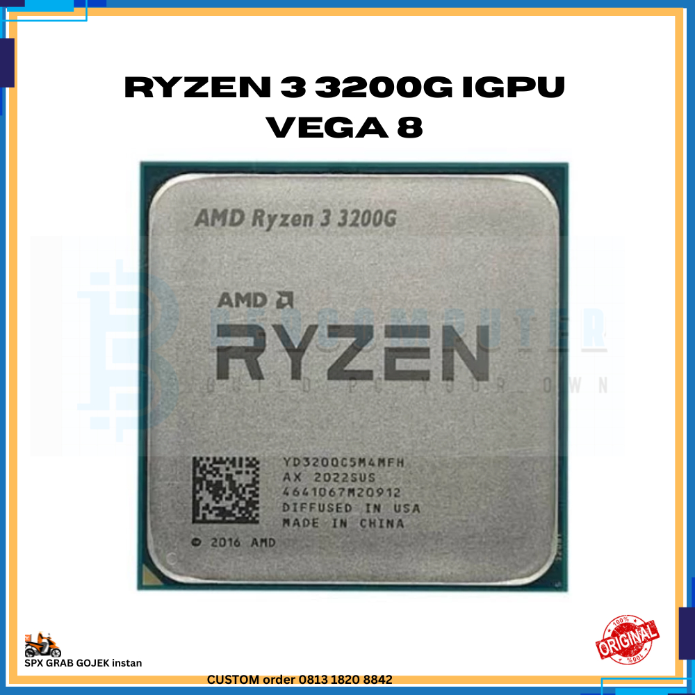AMD PROSESOR RYZEN 3 3200G AM4 DDR4