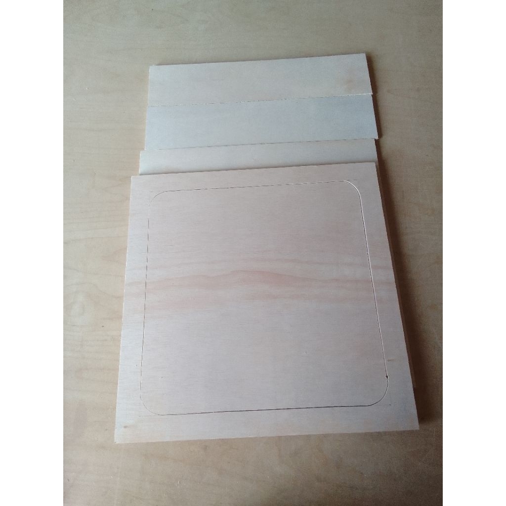 POTONGAN BOX POWER CA 10 & CA 15 bahan triplek 12mm.