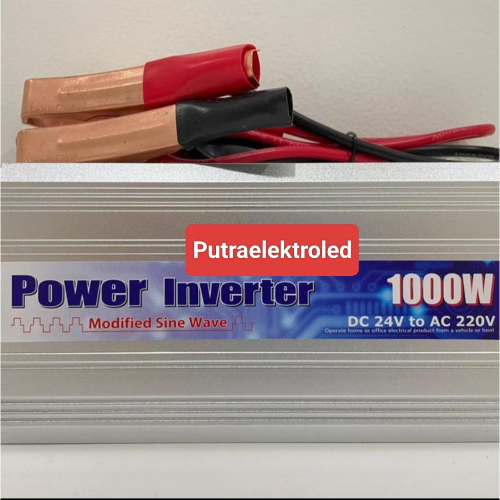 Power Inverter 1000 Watt DC 24V to AC 220V USAT / Inverter 24 Volt ke 220 Volt 1000 W Usat