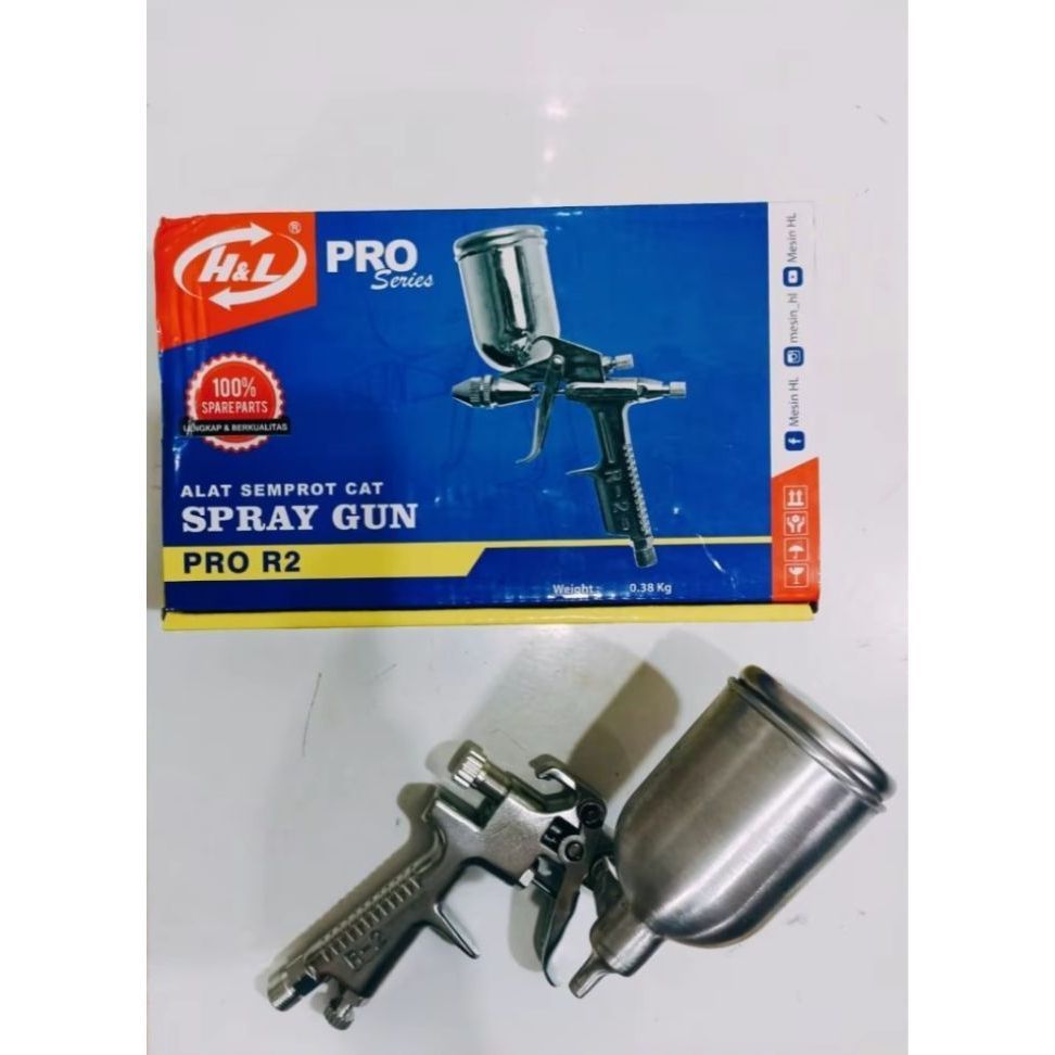 SPRAY GUN - ALAT SEMPROT CAT BODI CHROME