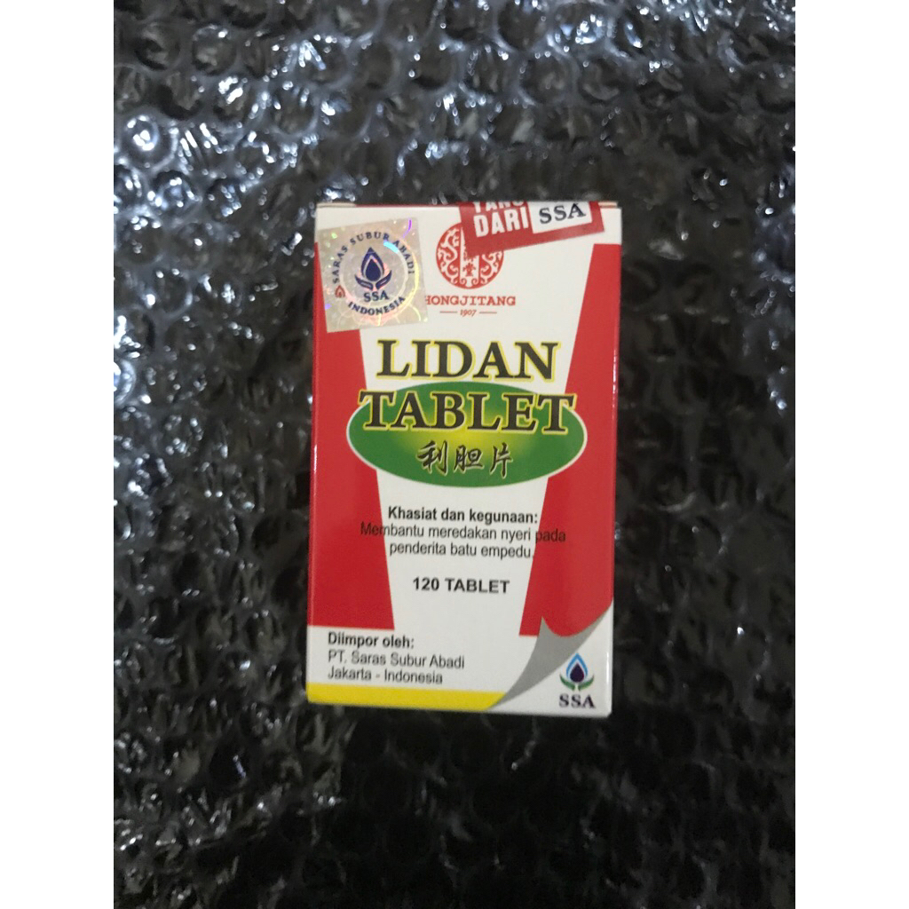 Lidan Tablet obat batu empedu