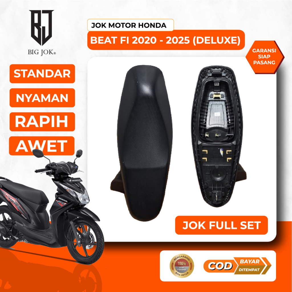 Jok motor beat fi 2020-2025 deluxe I Jok standar & variasi honda beat