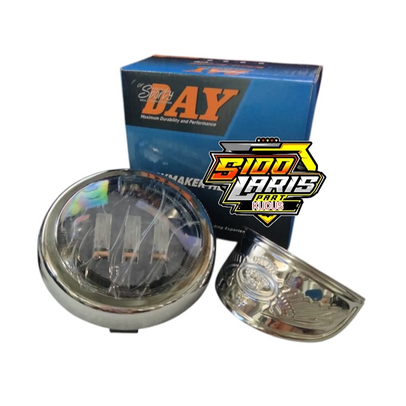 Lampu C70 Daymaker 4.5 Inch DOT SAE Ring Kuning Putih