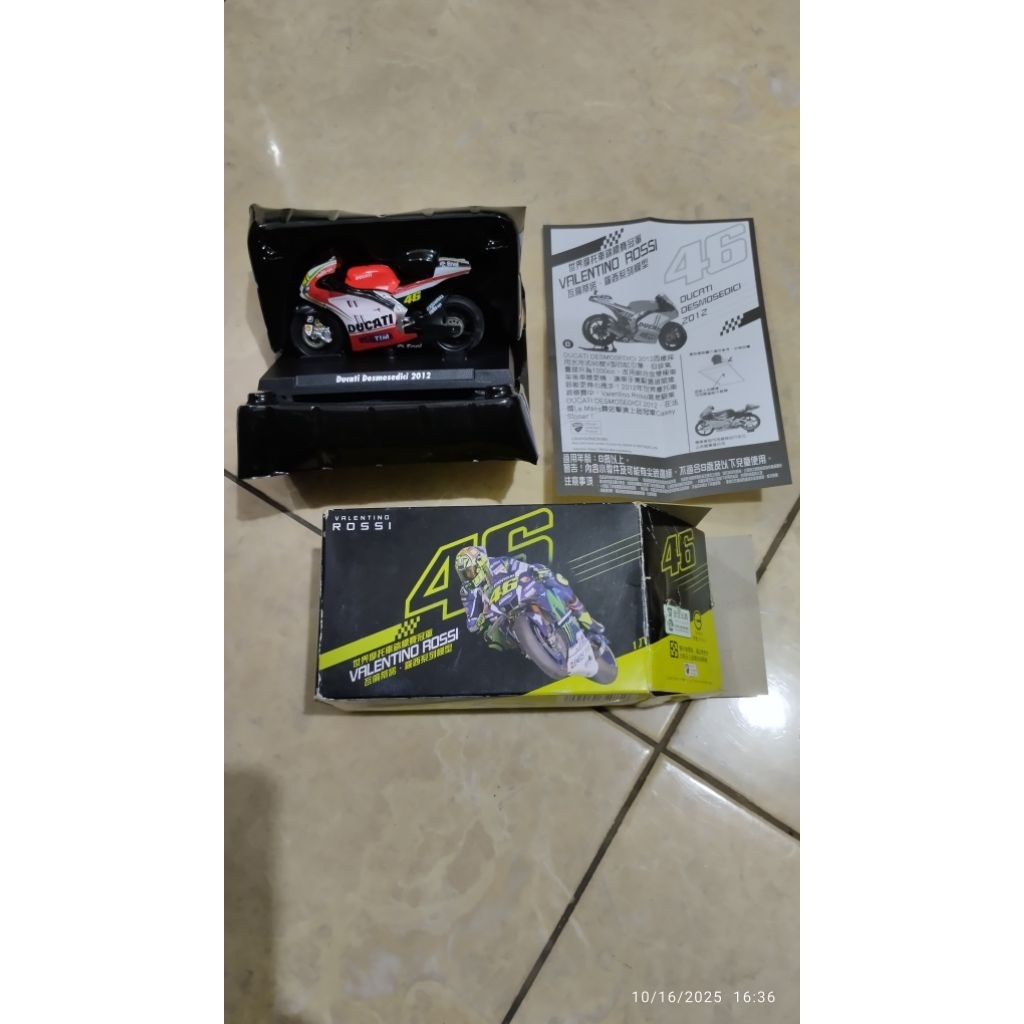 oketoys TLG BC INFO PRODUK mainan diecast motor die cast motor ducati corse honda motogp rossi desmo