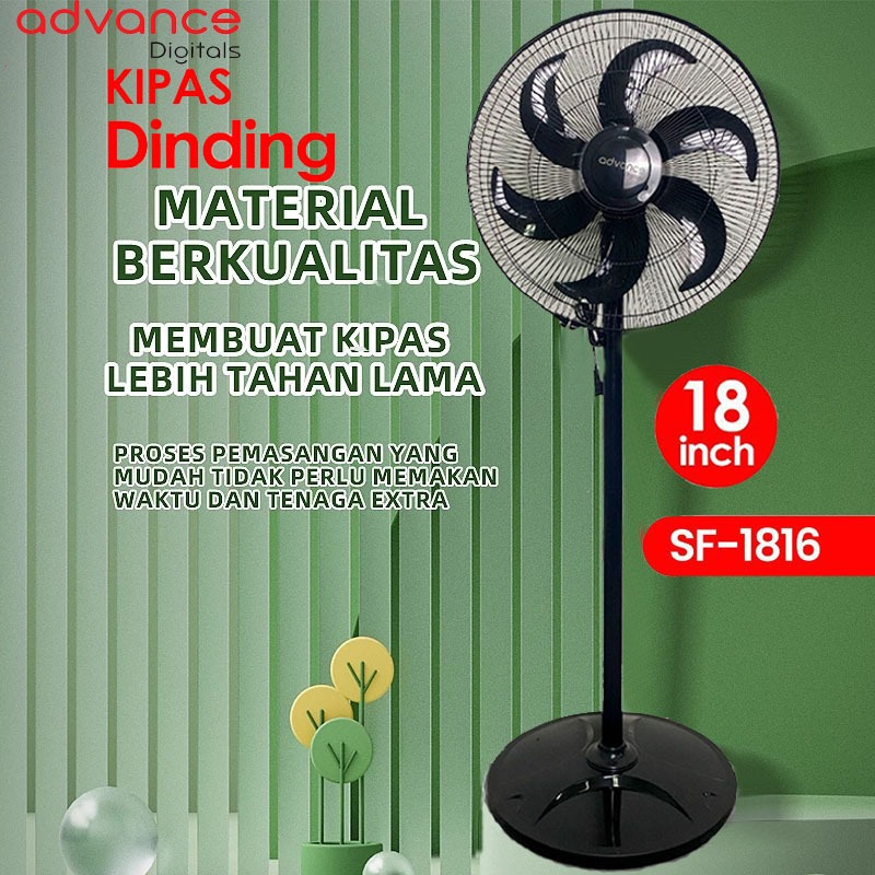 Kipas Angin Berdiri Advance Kipas Angin Besi Tornado Advance 18 Inch 16 Inch 3in1 Besar Hemat Daya