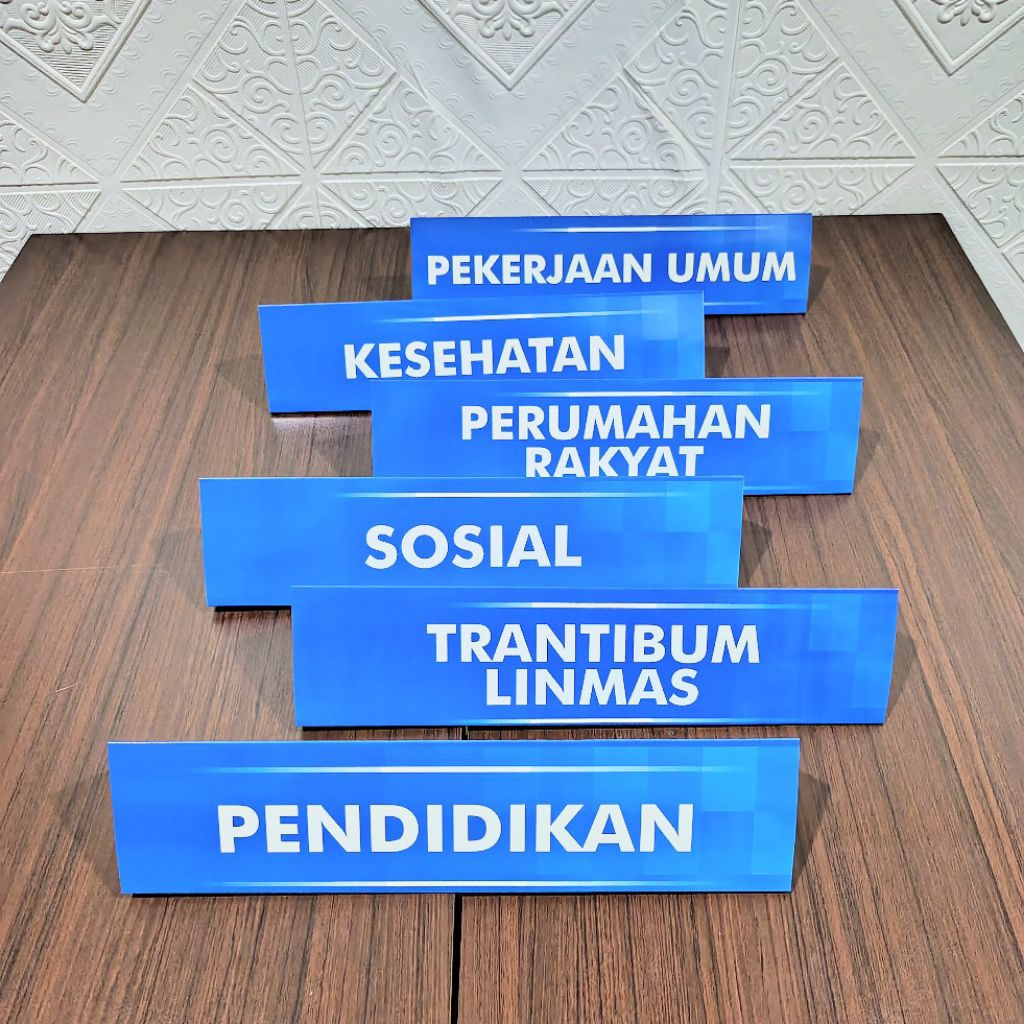 Paket 1 Set Papan Meja Posyandu 6 SPM - Papan Meja Posyandu - Posyandu 6 SPM