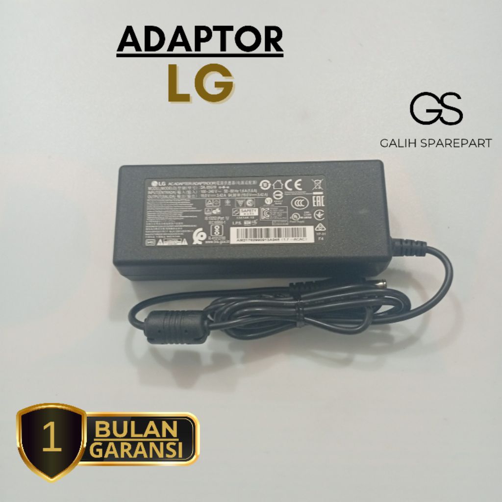ADAPTOR TV LG 19,0V 3,42A (BARU) ADAPTOR TV LG