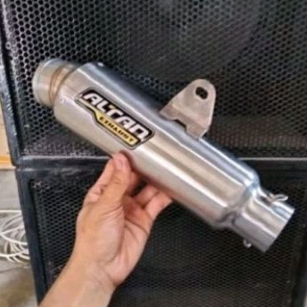 Knalpot altan kompetisi 25 cm inlet 50 mm