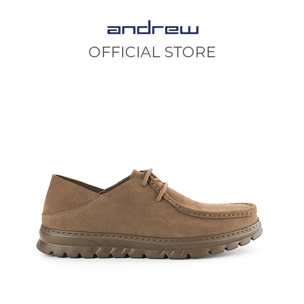 Sepatu Casual Pria Andrew Shoes Farden Brown