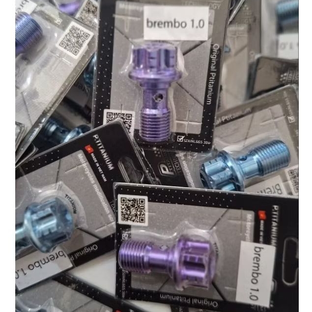 baut banjo titannium brembo baut banjo titanium nisin 1.25