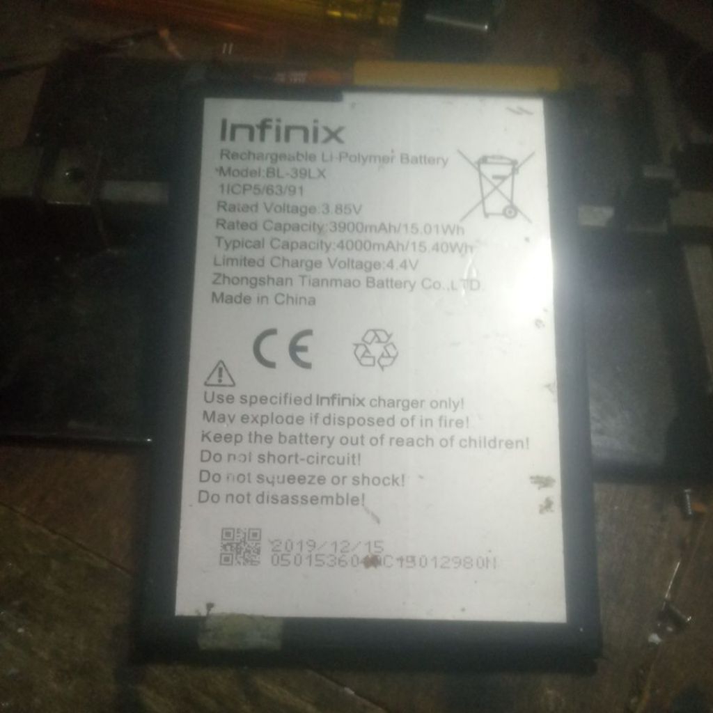 Baterai Infinix Smart 4 S5 S5 lite Original
