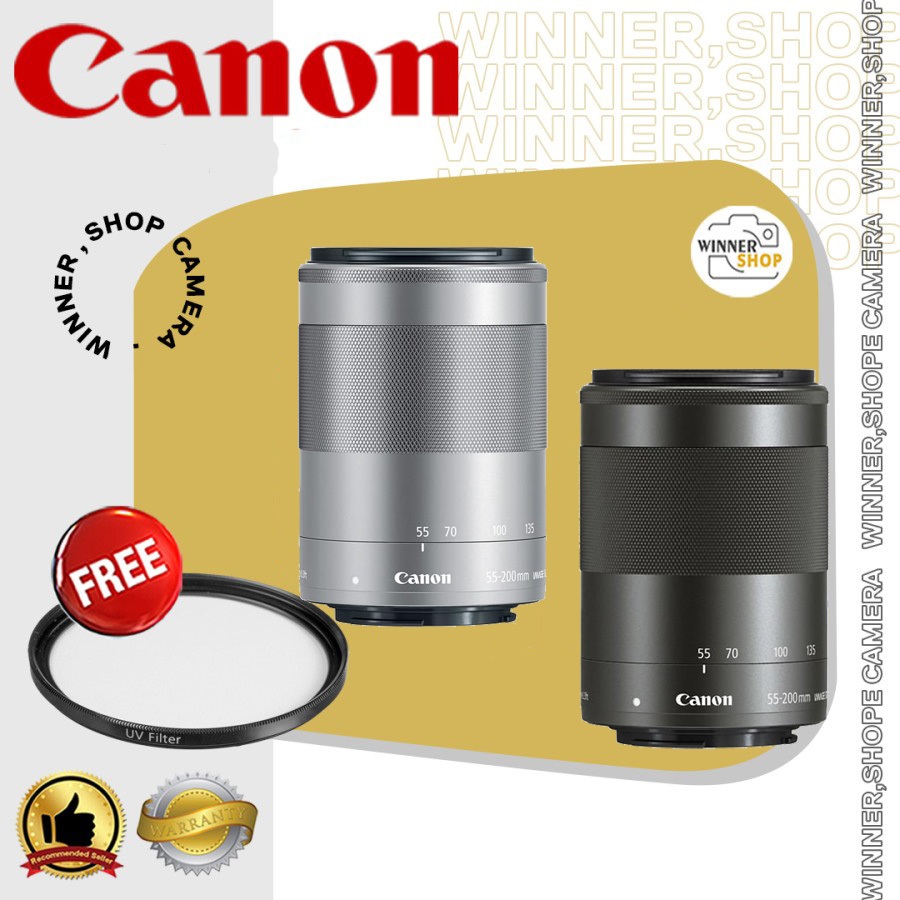 CANON EF-M 55-200MM F4.5-6.3 IS STM / LENSA CANON 55-200MM