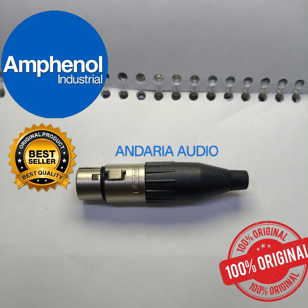 JACK XLR AMPHENOL FEMALE AC3F