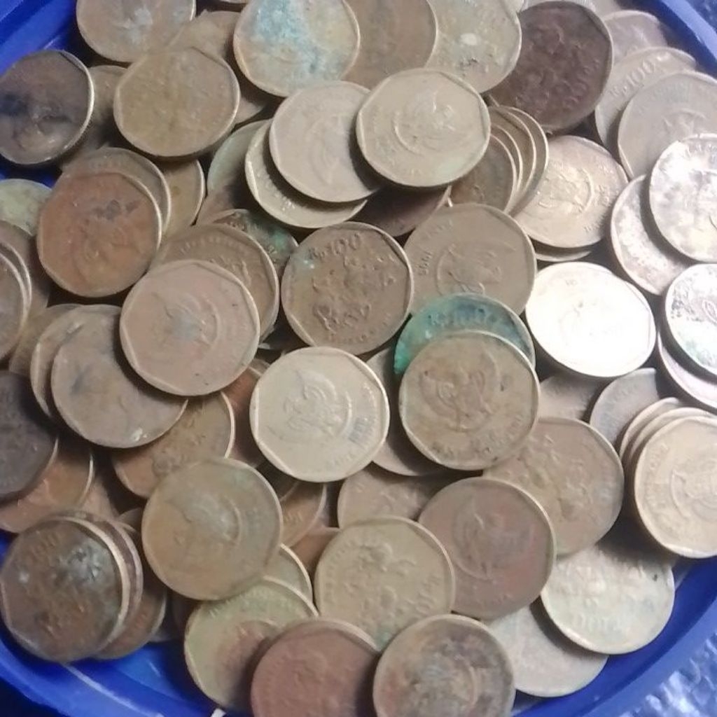 ORIGINAL UANG KUNO 100 RUPIAH KARAPAN SAPI