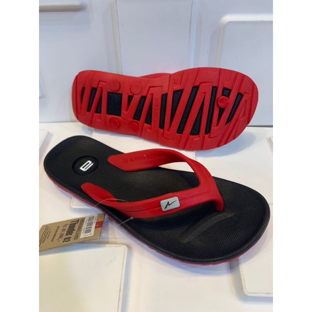 sandal karet Ando Thunder 02 nyaman&awet