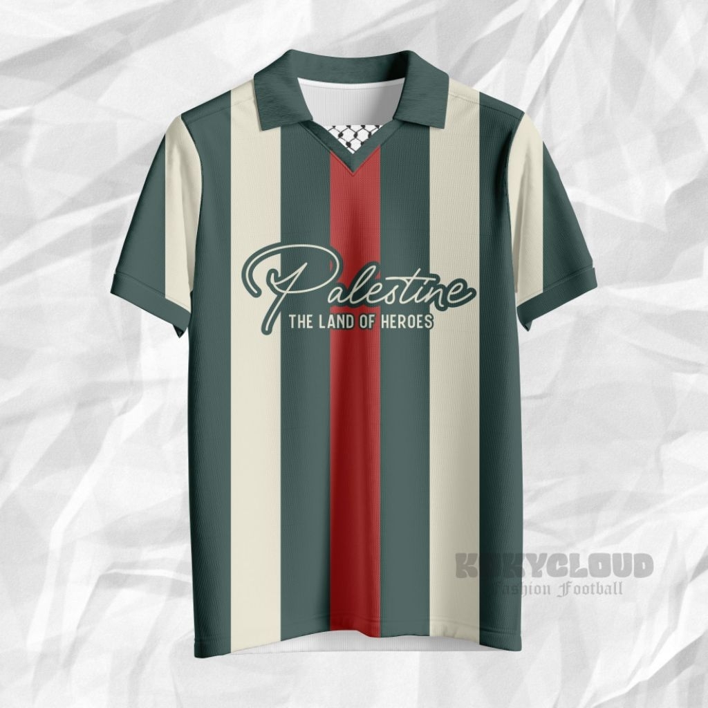 JERSEY RETRO /JERSEY BOLA/JERSEY VINTAGE/JERSEY MINI SOCCER PALESTINA KIT