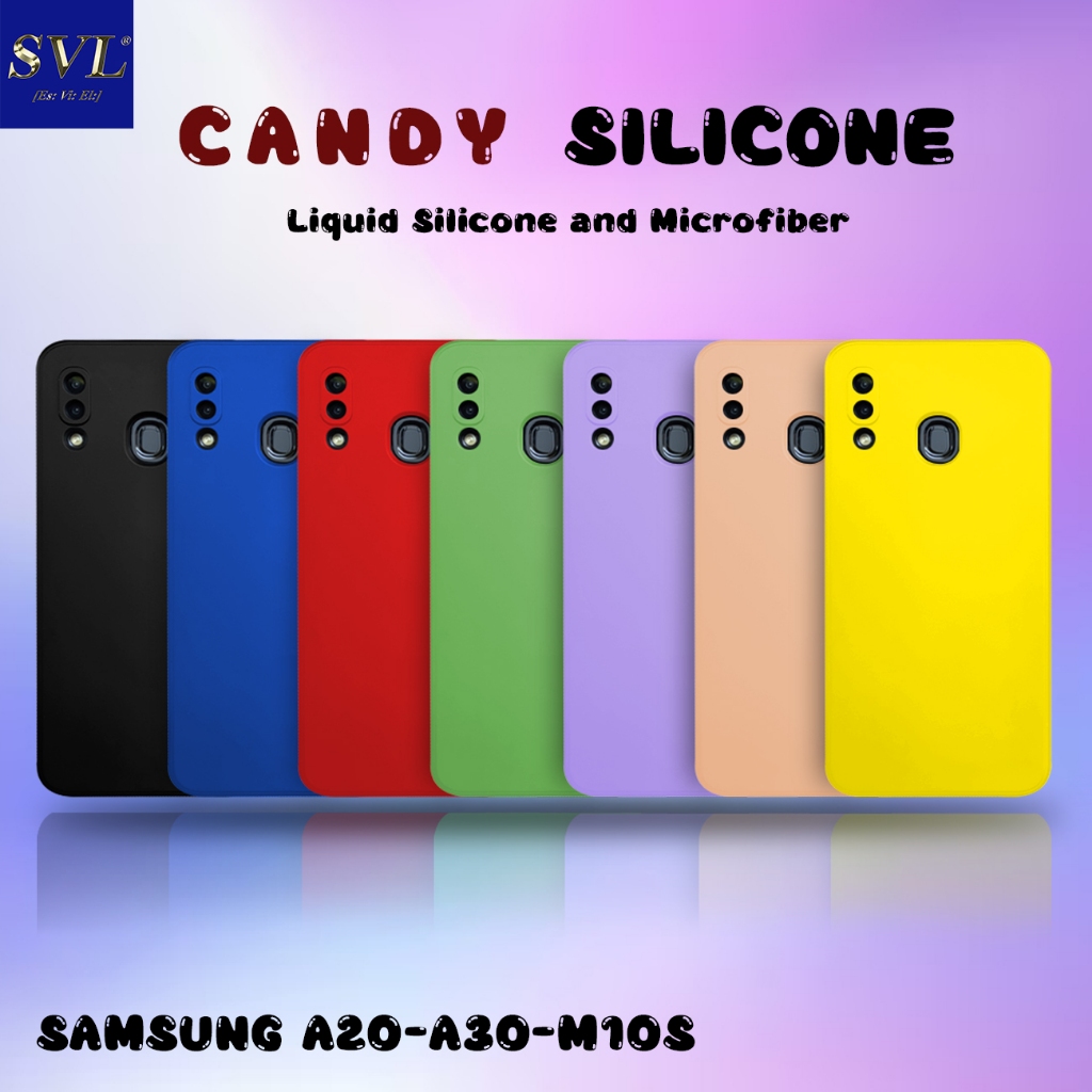 [ CUCI GUDANG ] Case Hp Samsung M10S Candy Case Softcase MICROFIBER Casing