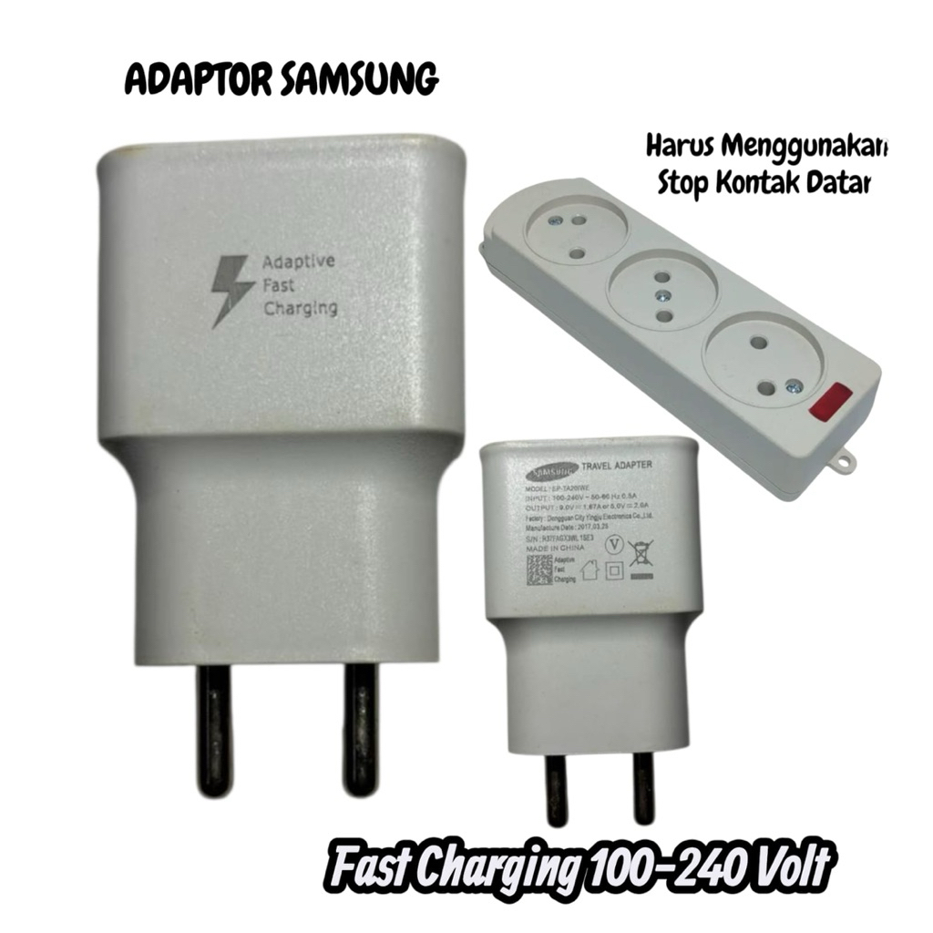 ADAPTOR SAMSUNG KEPALA CHARGER BEKAS ORI 100% BAWAAN HP