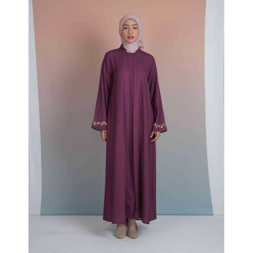 DRESS ELZATTA GAMIS LENGAN EMBROIDERY | GAMIS TALI SAFFRON PATCH (PONOROGO)