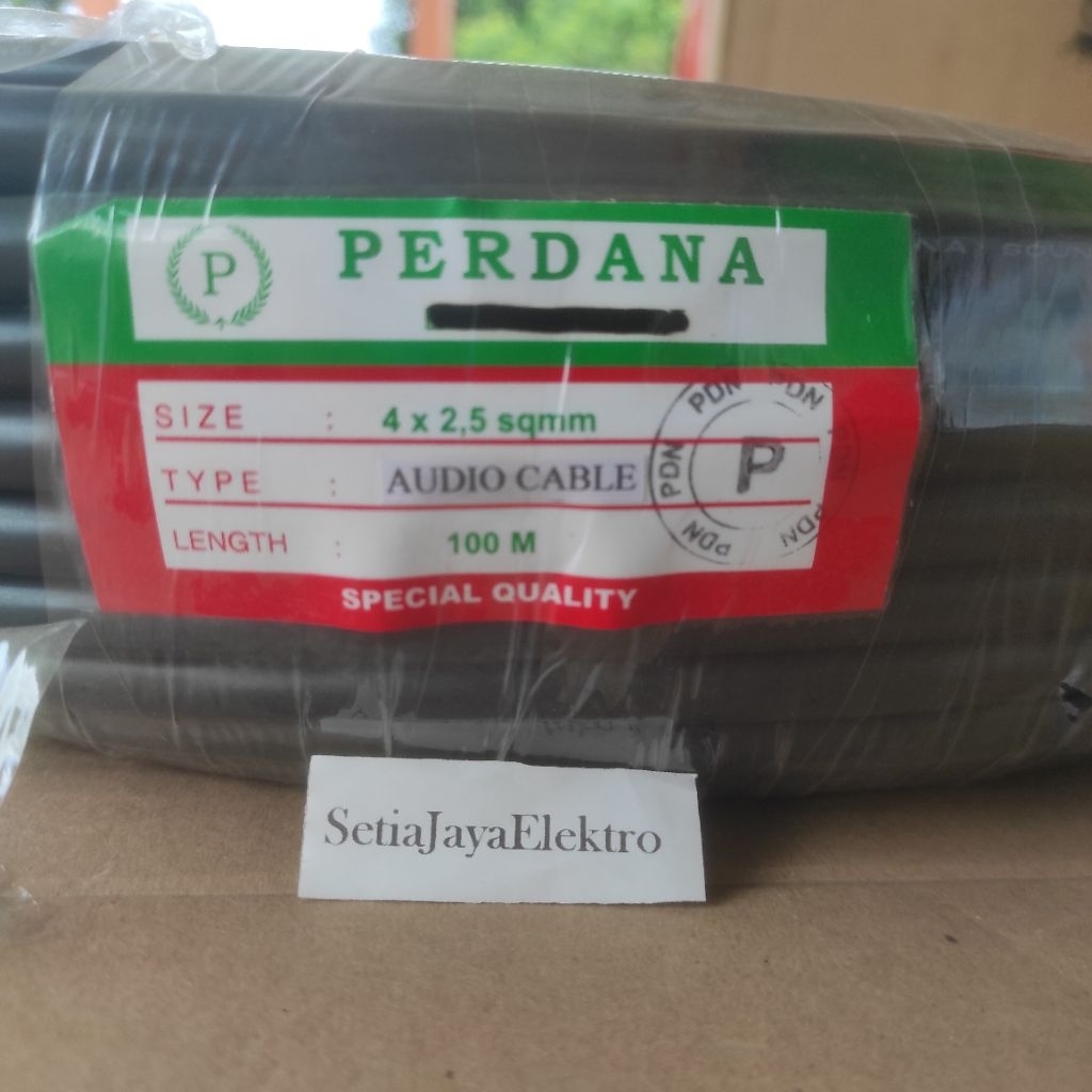 kabel speaker PERDANA 4X2,5mm² audio cable PER METER perdana 4 x 2,5 mm