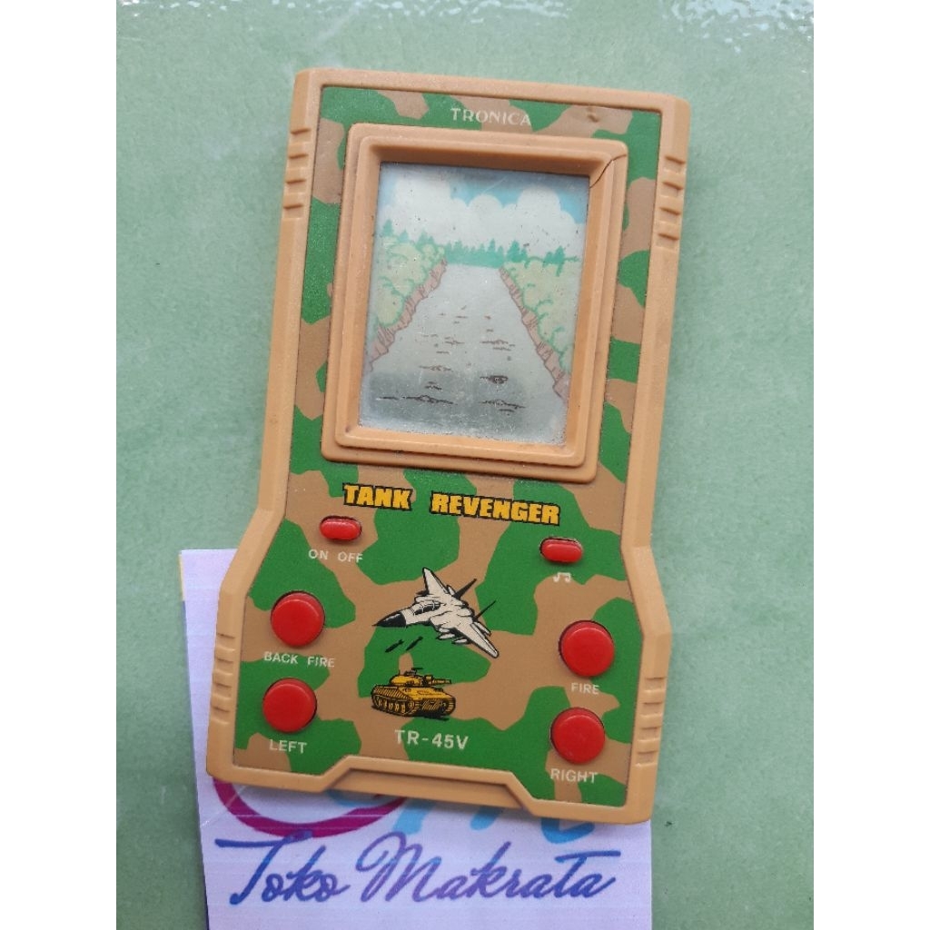 game watch gembot gimbot TANK REVENGER jadul lawas lama langka mati off untuk pajangan
