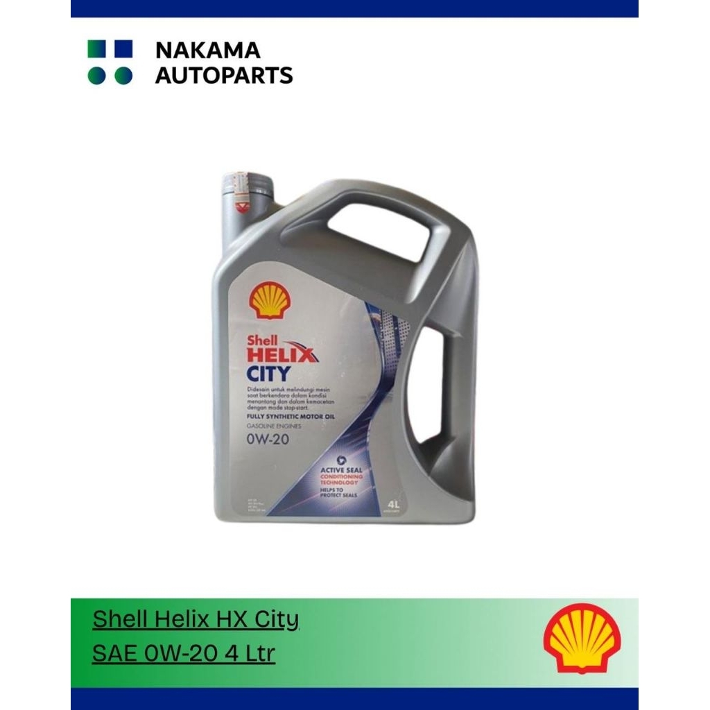 Oli Mobil Shell Helix City 4Liter
