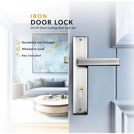 Gagang Pegangan Handle Hendel Pintu Rumah Door Lock Set Kunci Konci Pengaman Pintu Modern