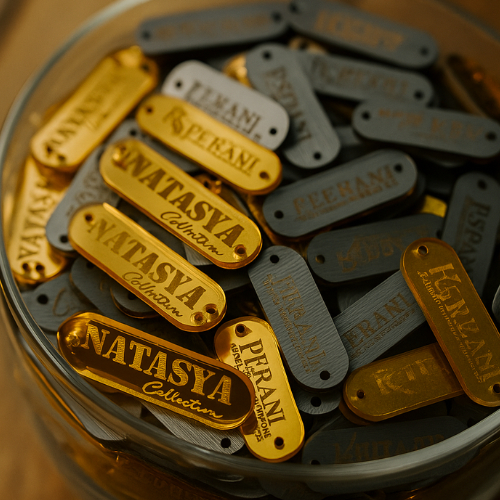 LABEL HIJAB AKRILIK | LABEL BAJU | MERK | LOGO | BRAND | LOGO JILBAB | KERUDUNG