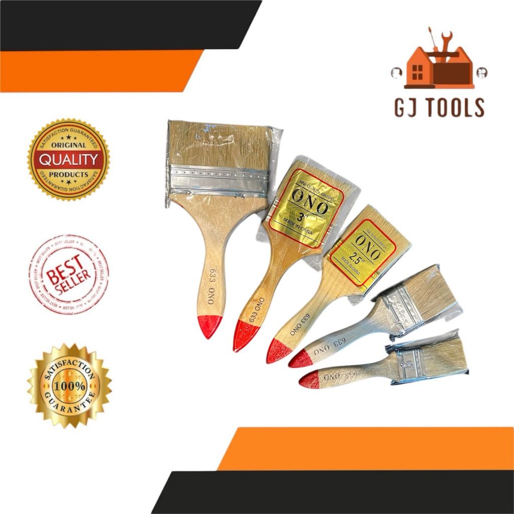 KUAS TANGAN 3 INCH MEREK ONO/KUAS TANGAN 3 INCH MURAH/KUAS CAT AIR/KUAS CAT MINYAK/KUAS BULU